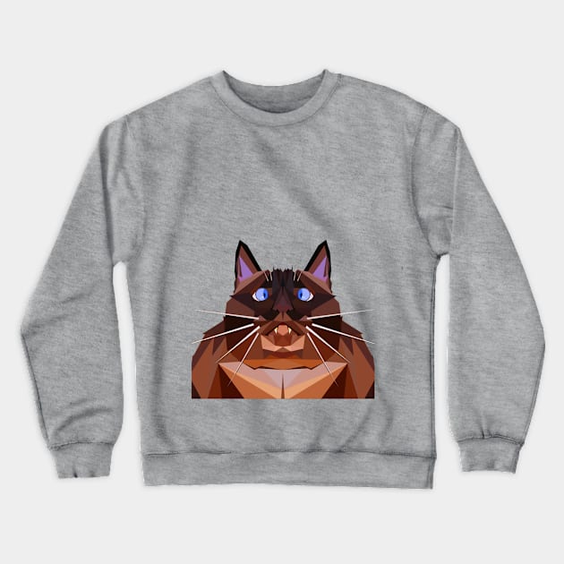 Geocat Crewneck Sweatshirt by cristianvan